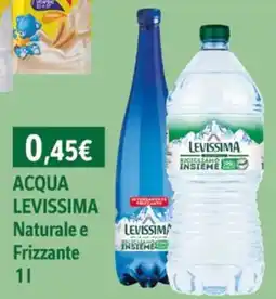 Maxi Supermercati Acqua Levissima Naturale e Frizzante offerta