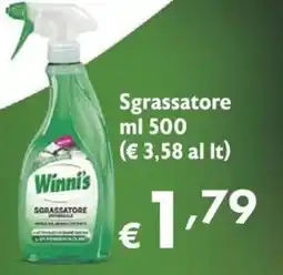 Maxi Supermercati Winni's Sgrassatore offerta