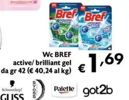 Maxi Supermercati Wc BREF active/brilliant gel offerta