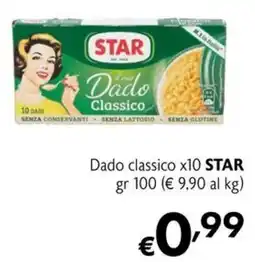 Maxi Supermercati Dado classico STAR offerta