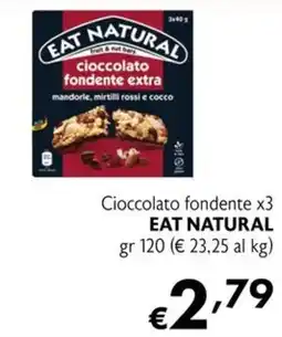 Maxi Supermercati Cioccolato fondente EAT NATURAL offerta