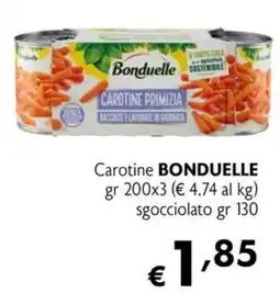 Maxi Supermercati Carotine BONDUELLE offerta
