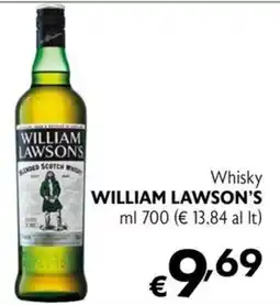 Maxi Supermercati Whisky WILLIAM LAWSON'S offerta
