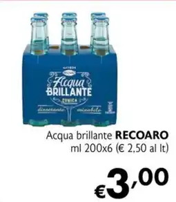 Maxi Supermercati Acqua brillante RECOARO offerta