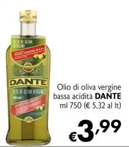 Maxi Supermercati Olio di oliva vergine DANTE offerta