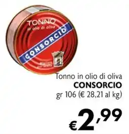 Maxi Supermercati Tonno in olio di oliva Consorcio offerta