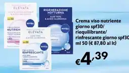 Maxi Supermercati Crema viso nutriente giorno spf30/ riequilibrante/ rinfrescante giorno spf30 offerta