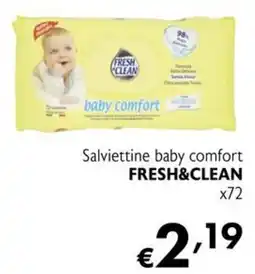 Maxi Supermercati Salviettine baby comfort FRESH&CLEAN offerta