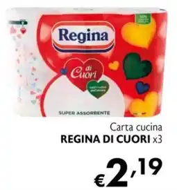 Maxi Supermercati Carta cucina Regina di cuori offerta