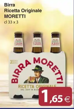 Docks Cash&Carry Birra Moretti Ricetta Originale offerta