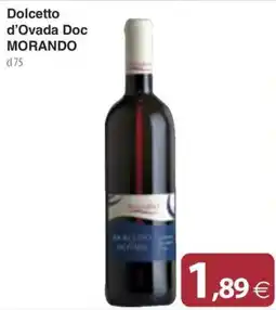 Docks Cash&Carry Dolcetto d'Ovada Doc Morando offerta