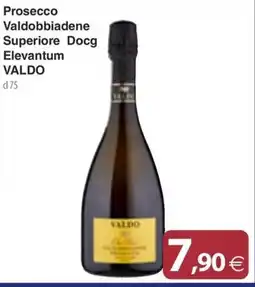Docks Cash&Carry Prosecco Valdobbiadene Superiore Docg Elevantum Valdo offerta