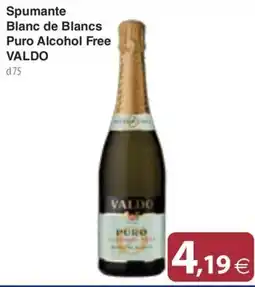 Docks Cash&Carry Spumante Blanc de Blancs Puro Alcohol Free VALDO offerta