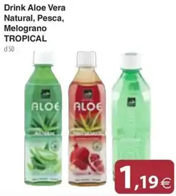Docks Cash&Carry Drink Aloe Vera Natural, Pesca, Melograno TROPICAL offerta