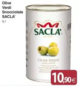Docks Cash&Carry Olive Verdi Snocciolate SACLA' offerta