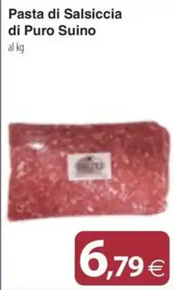 Docks Cash&Carry Pasta di Salsiccia di Puro Suino offerta