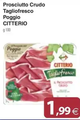 Docks Cash&Carry Prosciutto Crudo Tagliofresco Poggio Citterio offerta
