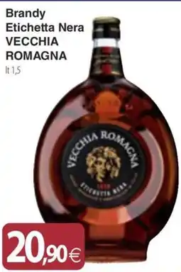Docks Cash&Carry Brandy Etichetta Nera Vecchia Romagna offerta