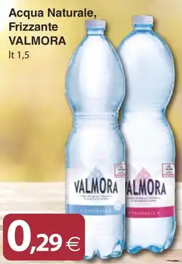 Docks Cash&Carry Acqua Naturale Frizzante Valmora offerta