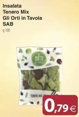 Docks Cash&Carry Insalata Tenero Mix Gli Orti in Tavola offerta