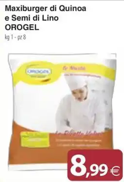 Docks Cash&Carry Maxiburger di Quinoa e Semi di Lino OROGEL offerta