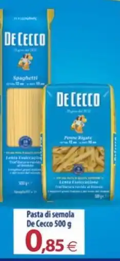 Docks Cash&Carry Pasta di semola De Cecco offerta