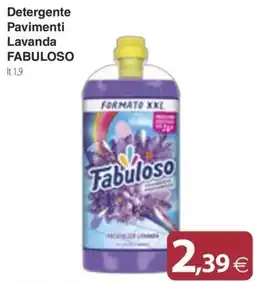 Docks Cash&Carry Detergente Pavimenti Lavanda Fabuloso offerta