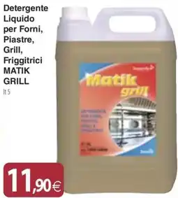 Docks Cash&Carry Detergente liquido per forni, piastre, grill, friggitrice Matik Grill offerta