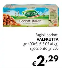 Eurospesa Fagioli borlotti VALFRUTTA offerta