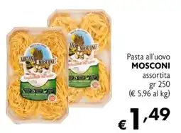 Eurospesa Pasta all'uovo MOSCONI assortita offerta
