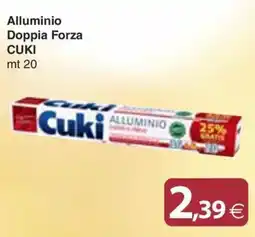 Docks Cash&Carry Alluminio Doppia Forza Cuki offerta