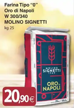 Docks Cash&Carry Farina Tipo "0" Oro di Napoli Molino Signetti offerta