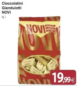 Docks Cash&Carry Cioccolatini Gianduiotti NOVI offerta