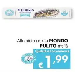 Eurospesa Alluminio rotolo MONDO PULITO offerta