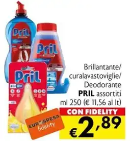 Eurospesa Brillantante/curalavastoviglie/Deodorante PRIL assortiti offerta