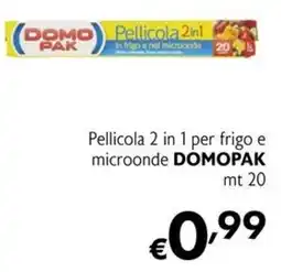 Eurospesa Pellicola 2 in 1 per frigo e microonde DOMOPAK offerta