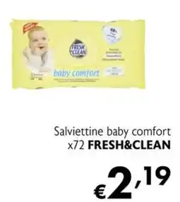 Eurospesa Salviettine baby comfort FRESH&CLEAN offerta