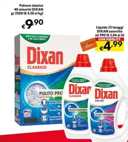 Eurospesa Polvere classico Dixan offerta