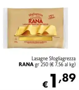 Eurospesa Lasagne Sfogliagrezza RANA offerta