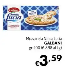 Eurospesa Mozzarella Santa Lucia Galbani offerta