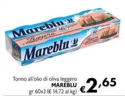 Eurospesa Tonno all'olio di oliva leggero Mareblu offerta
