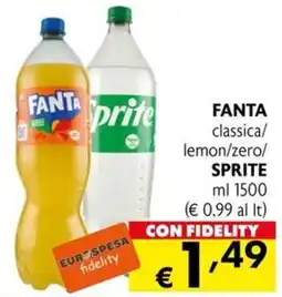 Eurospesa Fanta classica/lemon/zero/Sprite offerta