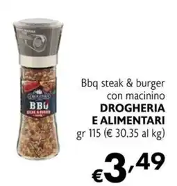 Eurospesa BBQ steak & burger con macinino offerta