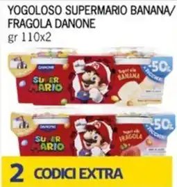 Eurospesa Yogurt al banana Super Mario Danone offerta