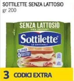Eurospesa Sottilette senza lattosio offerta
