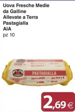 Docks Cash&Carry Uova Fresche Medie da Galline Allevate a Terra Pastagialla AIA offerta