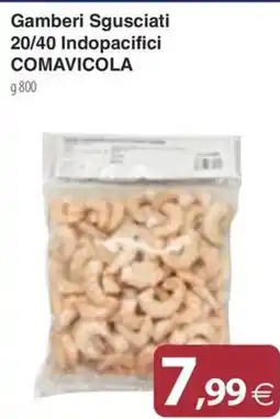 Docks Cash&Carry Gamberi Sgusciati COMAVICOLA offerta
