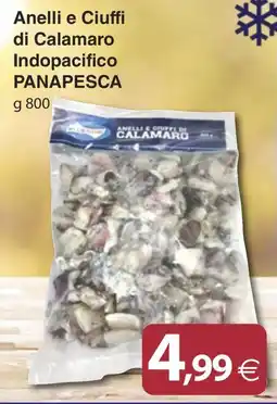 Docks Cash&Carry Anelli e Ciuffi di Calamaro PANAPESCA offerta