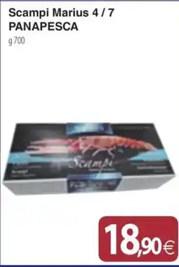 Docks Cash&Carry Scampi Marius PANAPESCA offerta