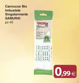Docks Cash&Carry Cannucce Bio Singolarmente SAMURAI offerta